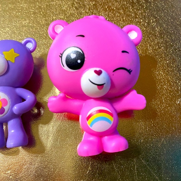 CARE BEARS BUNDLE SURPRISE CARE BEARS CUB 2.25” & 2017 HARMONY CARE BEAR 1.75” - Picture 7 of 11